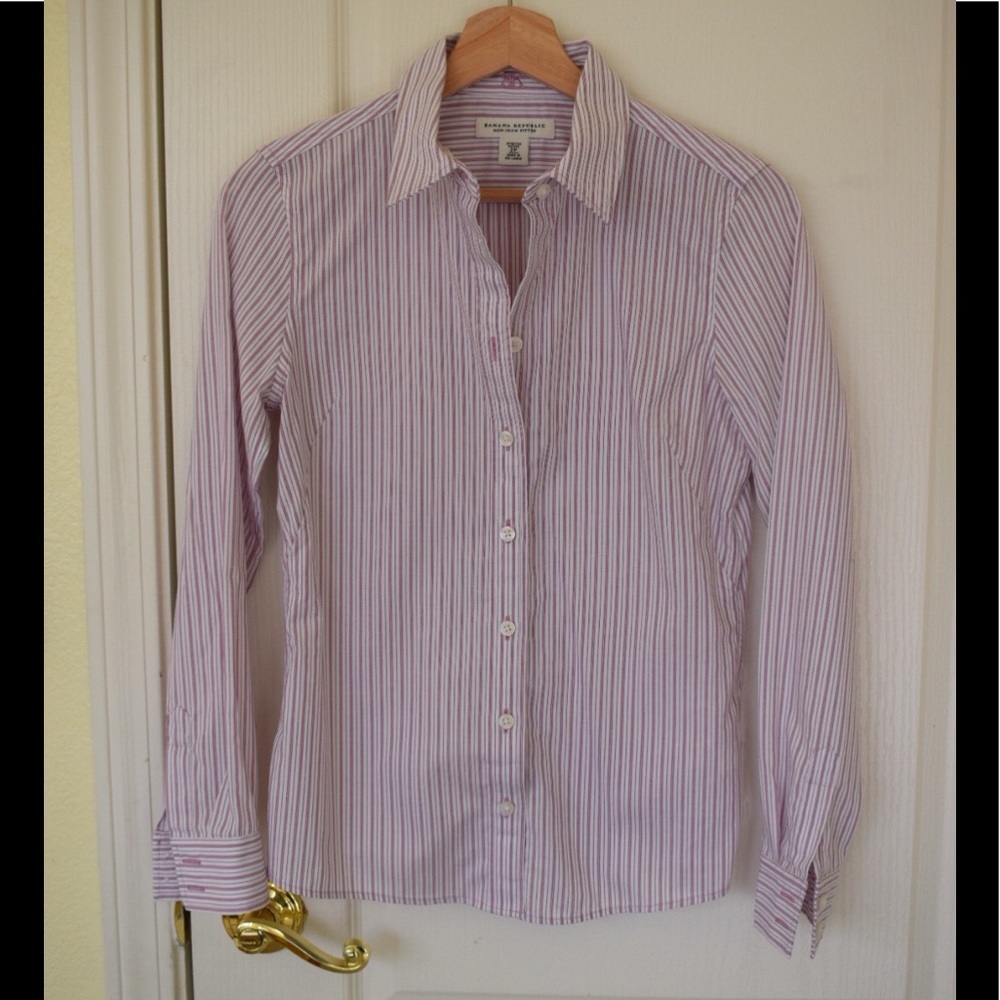 *Like NEW* Banana Republic Non-Iron Fitted Shirt